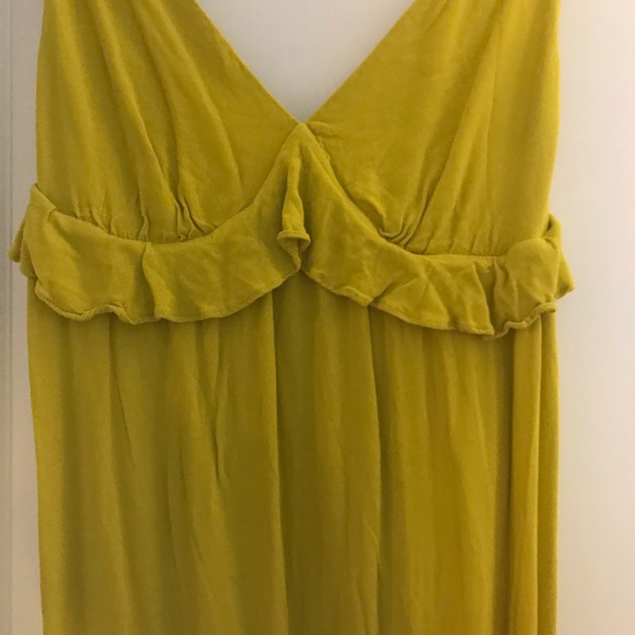 Who What Wear Yellow mumu dress - Picture 2 of 3